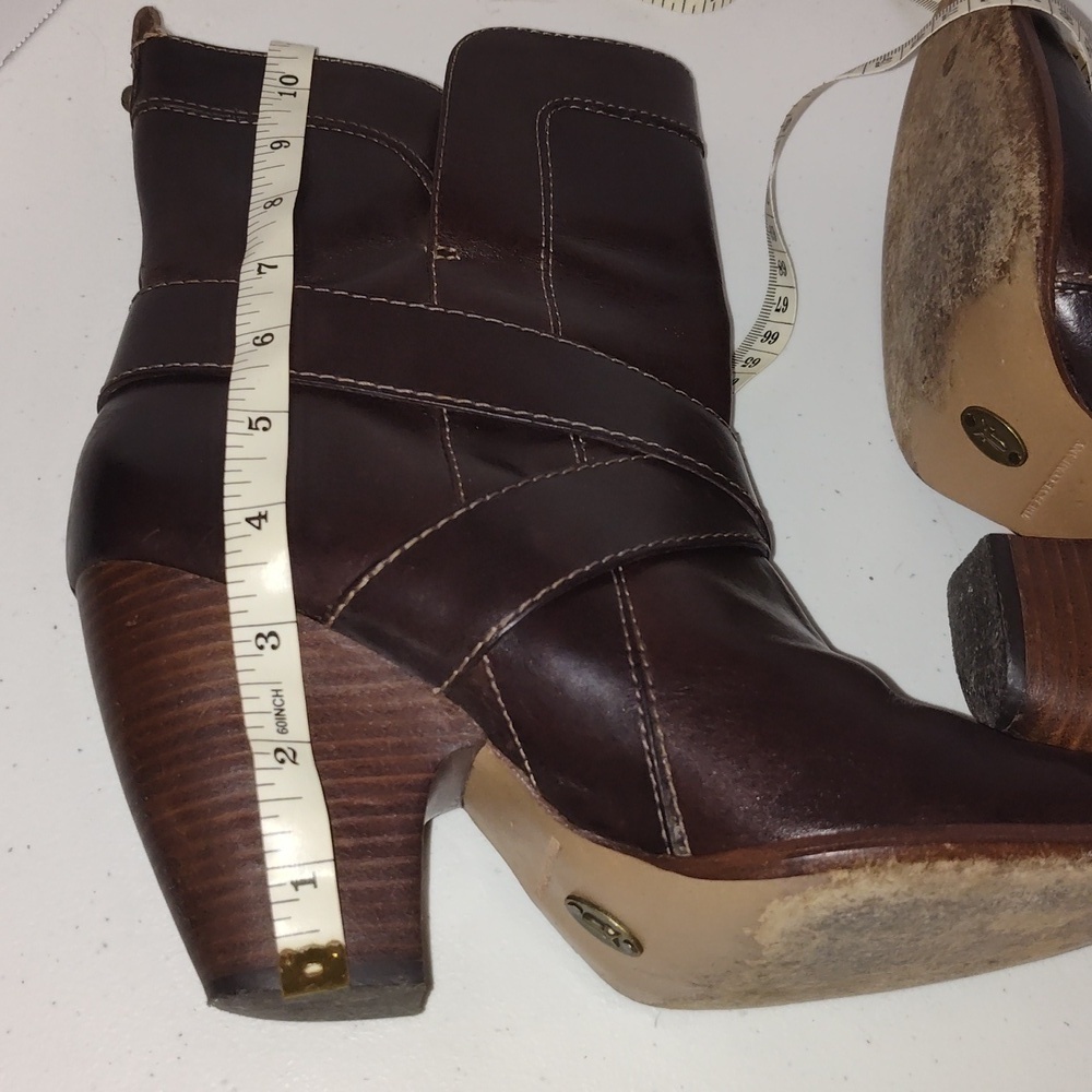 FRYE Andrea Harness Heeled Western Boots size 9 - Picture 8 of 12